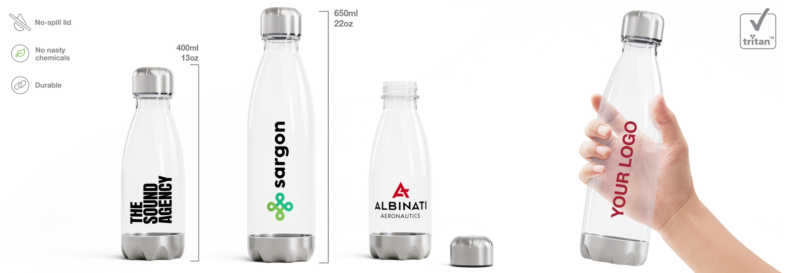 Nova Clear Water Bottle