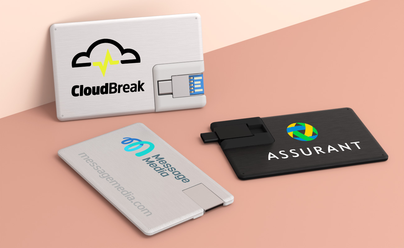 Alloy Duo - Credit Card Flash Drive gallery thumbnail