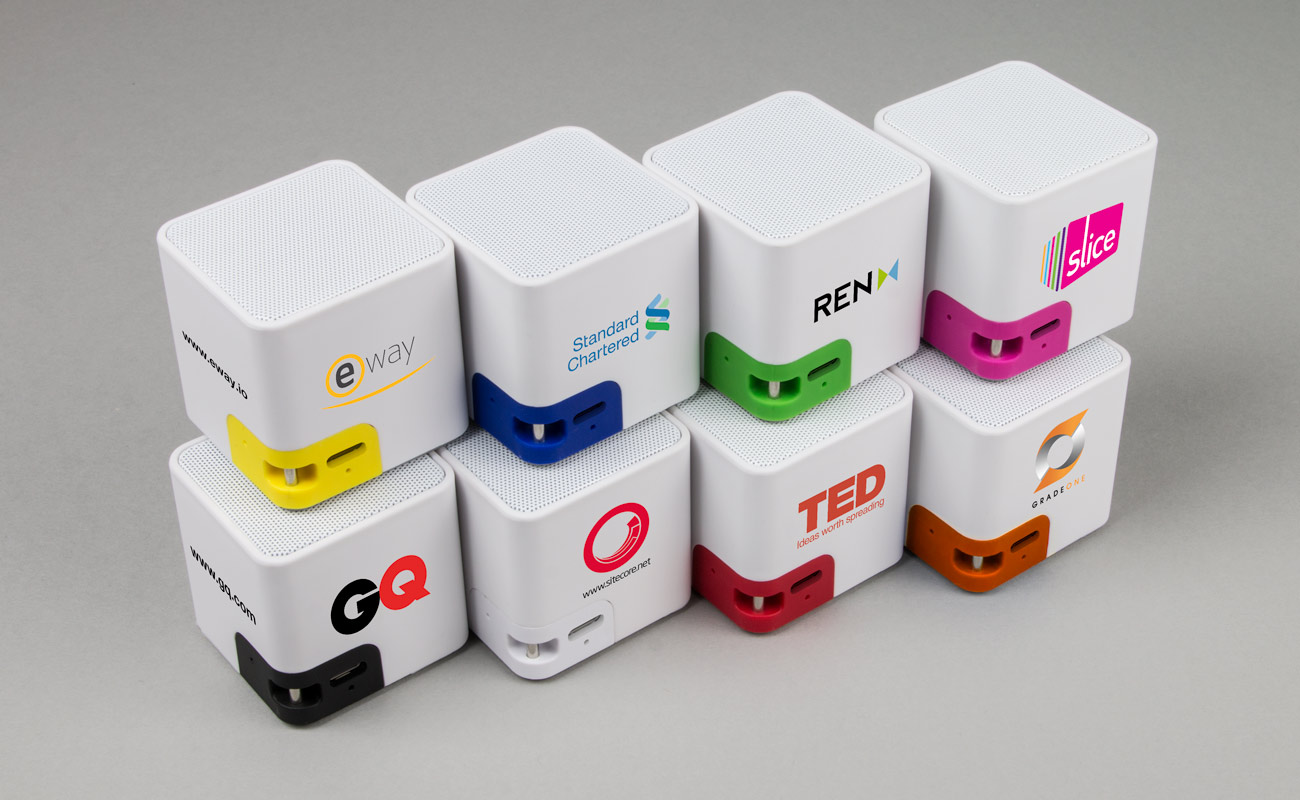Cube - Printed Portable Speakers
