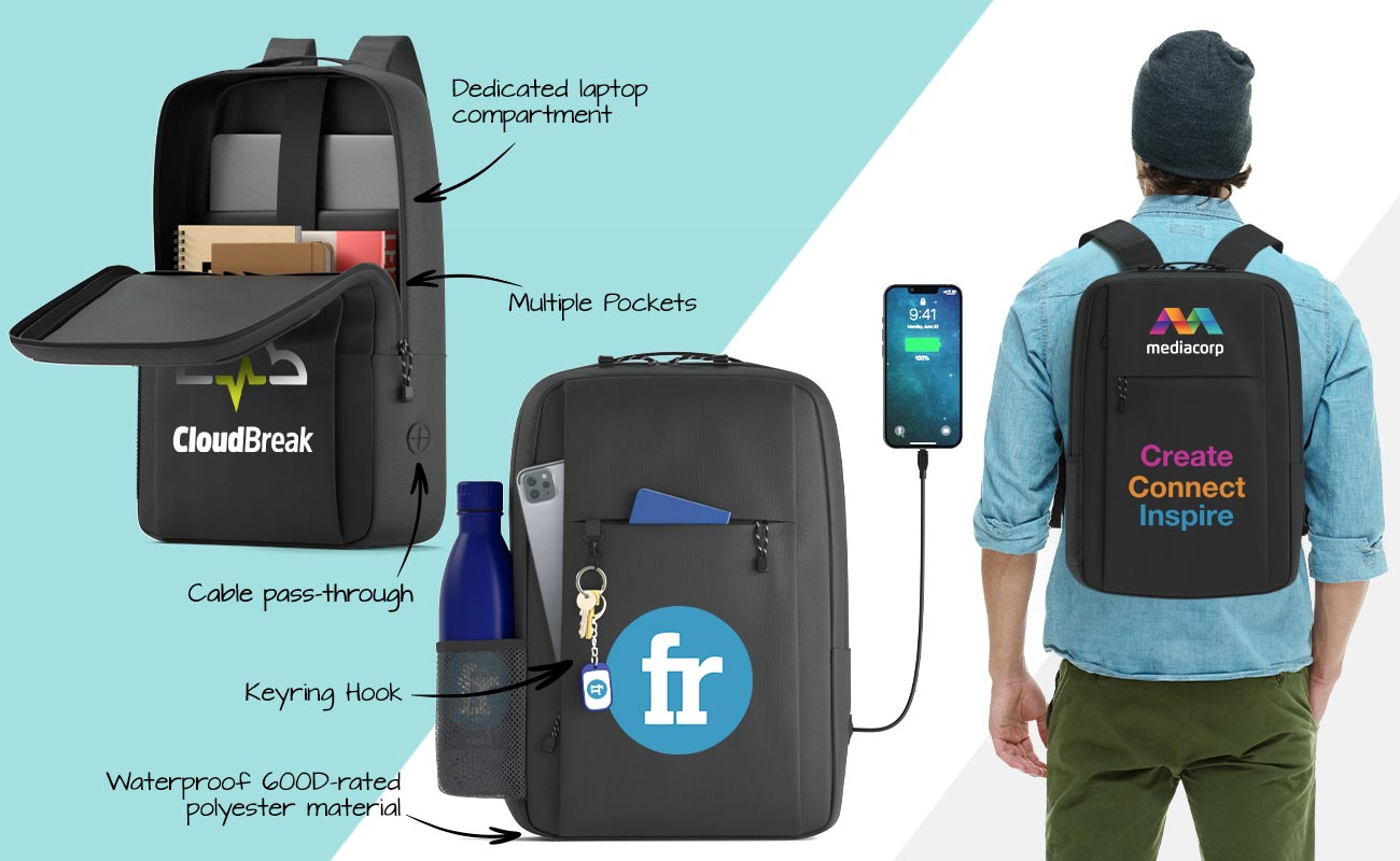 Horizon Backpack Laptop Backpacks with Logo, Horizon