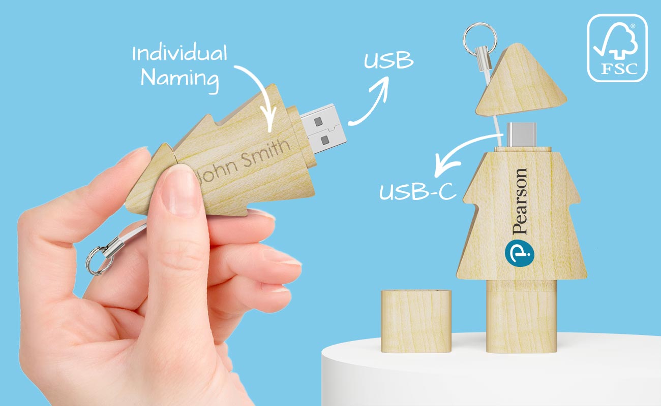 Tree Duo - Promotional USB Sticks