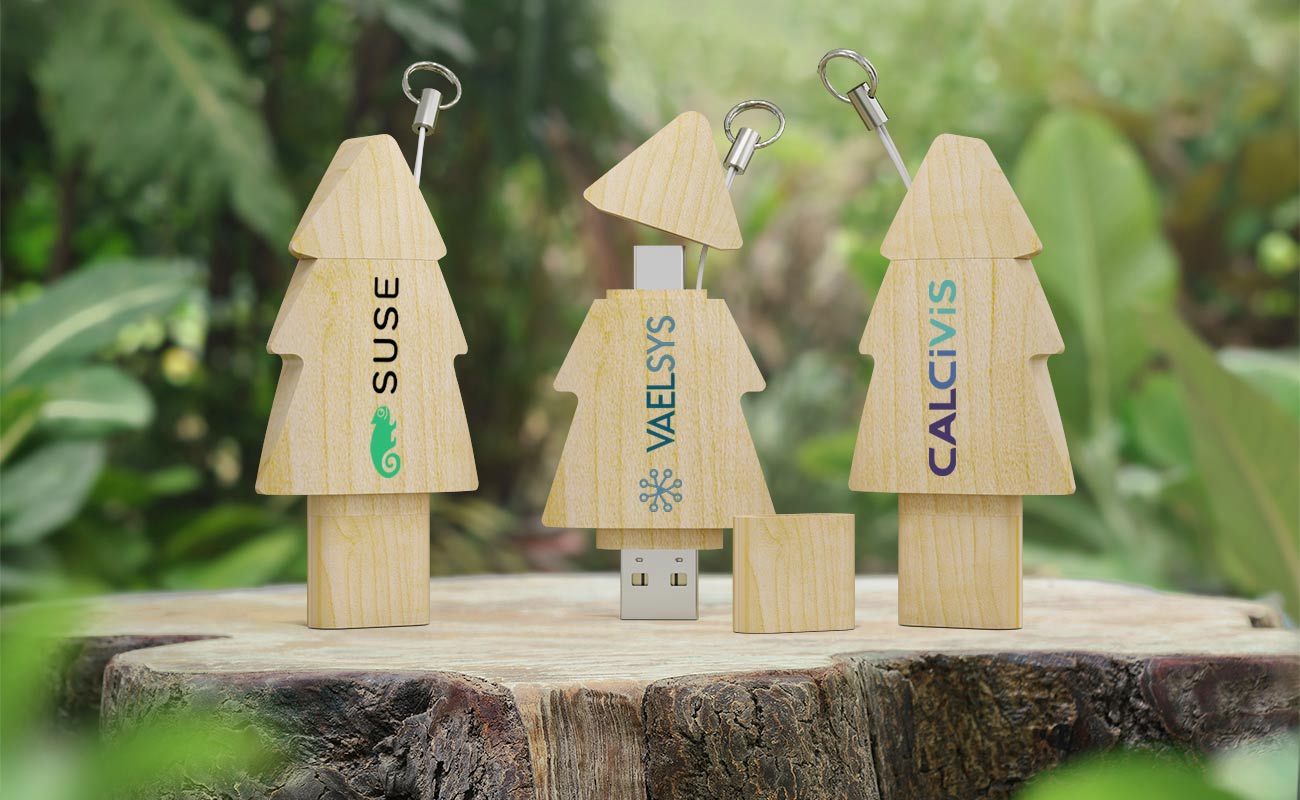 Tree Duo - Branded USB Sticks gallery thumbnail
